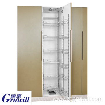 Tall Kitchen Cabinet Pull Out Soft-close Pantry Organizer
